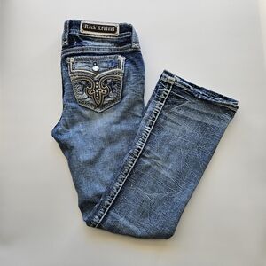 Rock Revival Women's Boot Cut Jeans Size 30 "Peacoat"